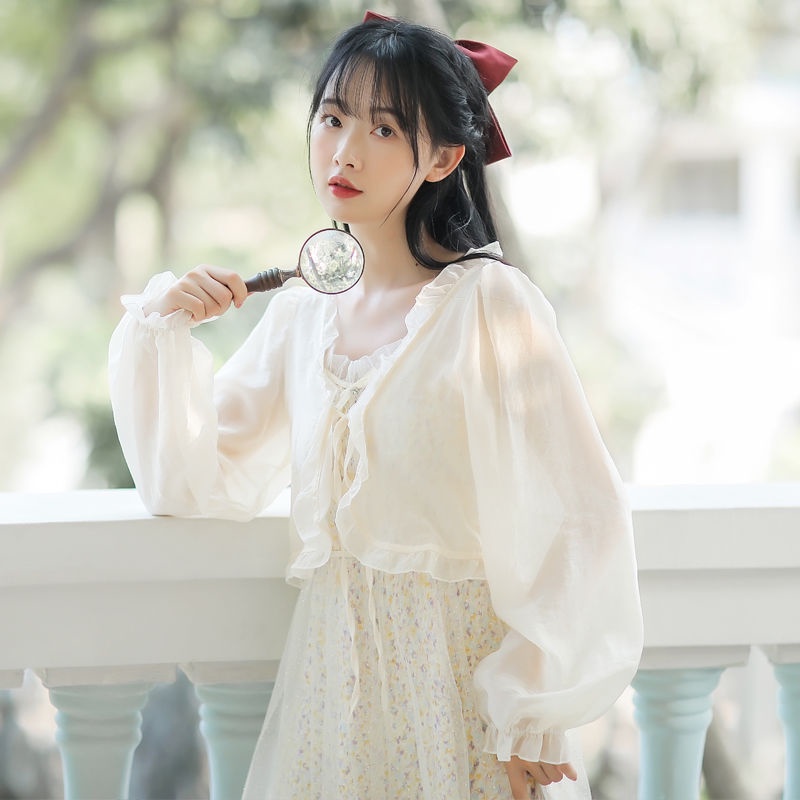 Áo Khoác cardigan Chống Nắng Chất Liệu Chiffon Mỏng Thời Trang Mùa Hè Cho Nữ