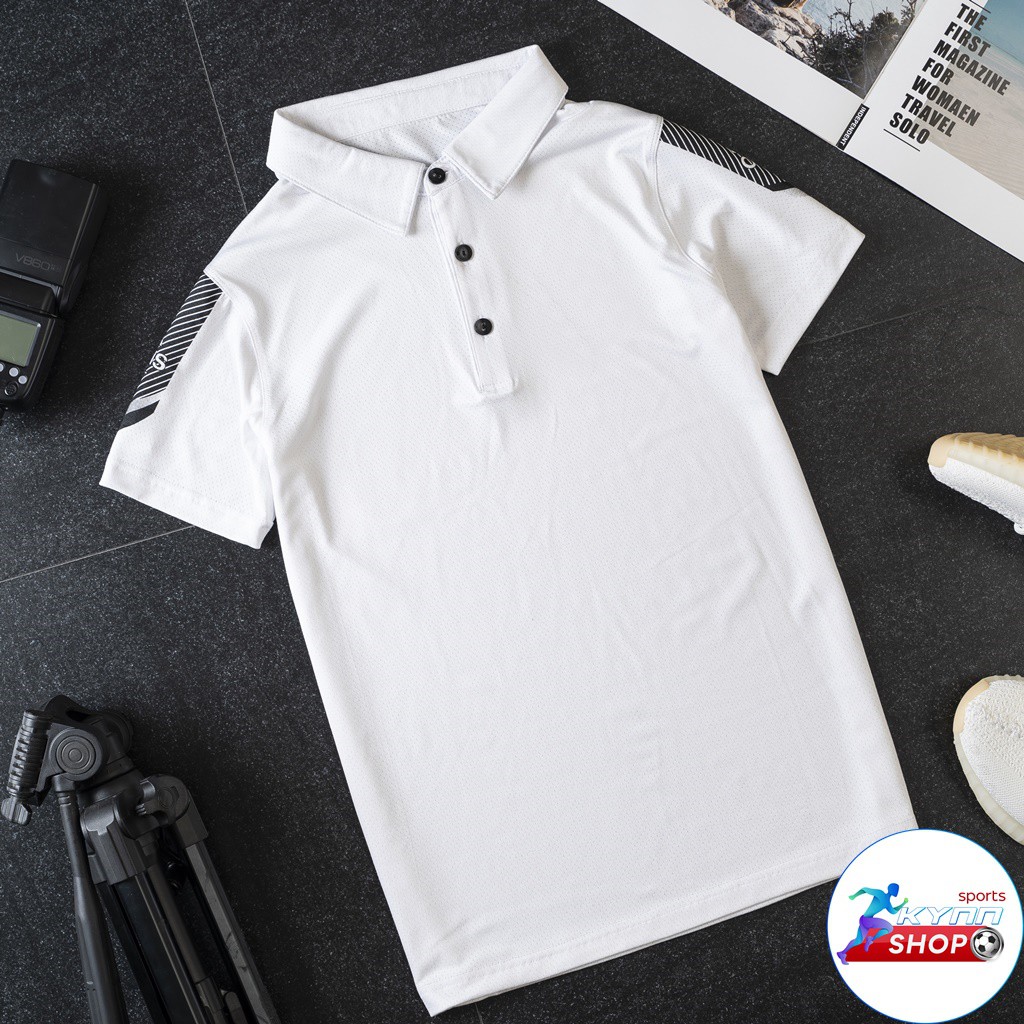 Áo nam vải thun thông hơi có cổ thời trang mã KA09 phom 40-75kg kynn shop | BigBuy360 - bigbuy360.vn