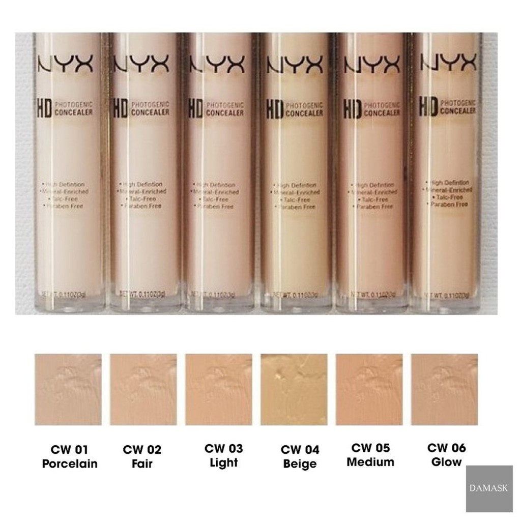 [Chính hãng] Kem che khuyết điểm lâu trôi NYX HD Photogenic Concealer Wand chống thấm độ che phủ cao (3g)