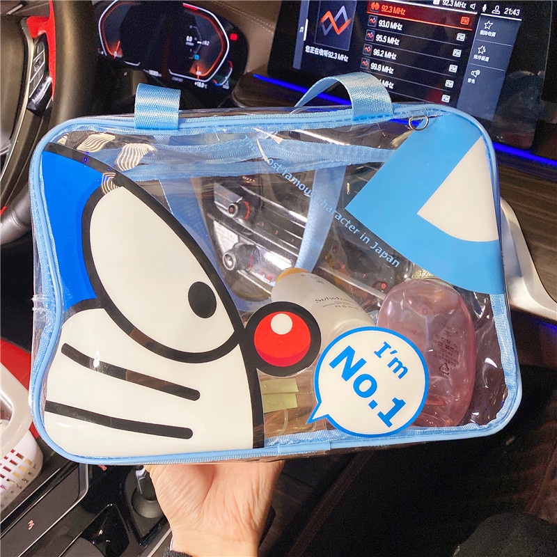 Túi XIAODUOJIAJU đựng mỹ phẩm/đồ trang điểm gọn nhẹ sức chứa lớn xinh xắn cho du lịch 365