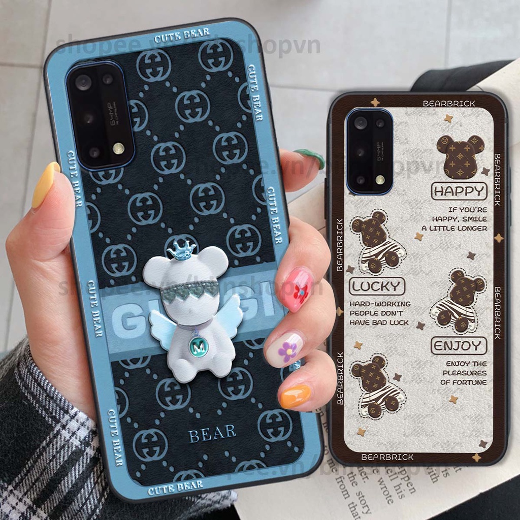 Ốp Realme 7 / 7 Pro hình gấu bear brick đẹp độc lạ, thời trang, cá tính