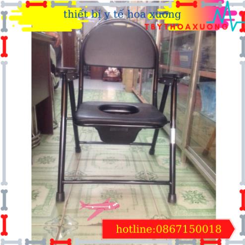 [HÀNG CHÍNH HÃNG] Ghế Bô Vệ Sinh Cho Người Già Lucas G-17, Không Bánh Xe,Mặt Nệm Khung Sắt Sơn Tĩnh Điện