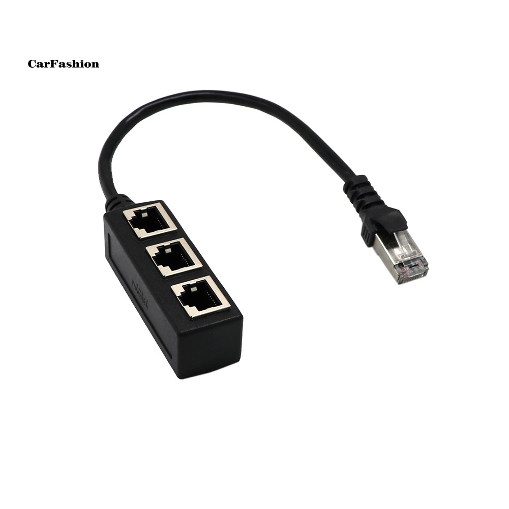 Đầu Nối Chia 3 Cổng Mạng Lan Từ 1 Sang 3 Rj45 Tiện Dụng