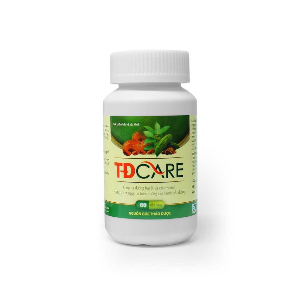 TĐCARE – Hỗ trợ điều trị tiểu đường (Lọ 60 viên)