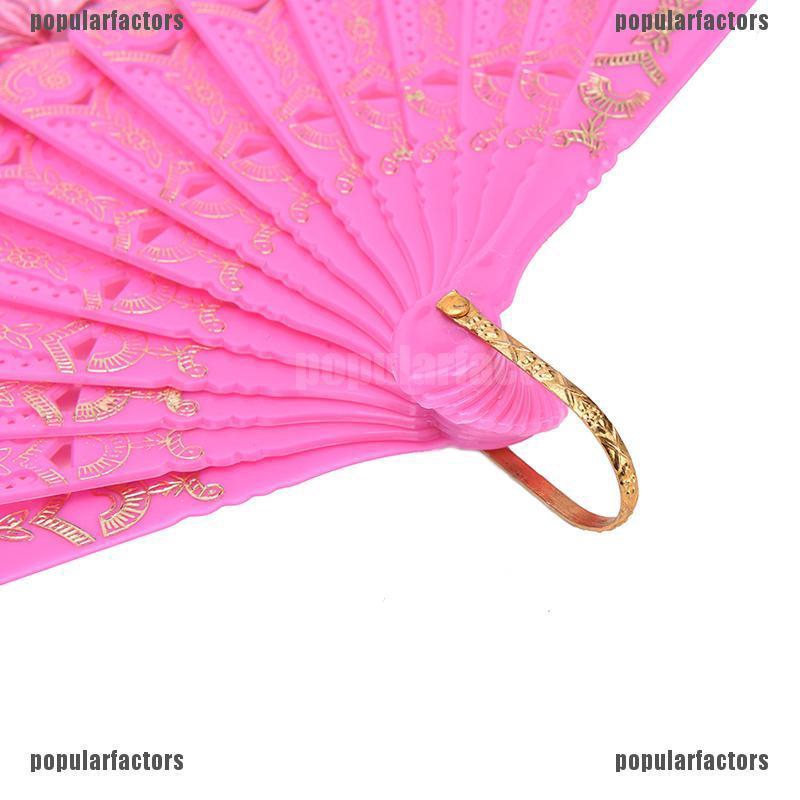 Quạt Lụa Cầm Tay Họa Tiết Ren Hoa Có Thể Gập Lại Cho Đám Cưới