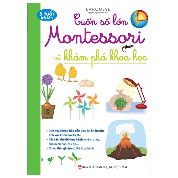 Sách - Cuốn sổ lớn Montessori về khám phá khoa học (bìa mềm)