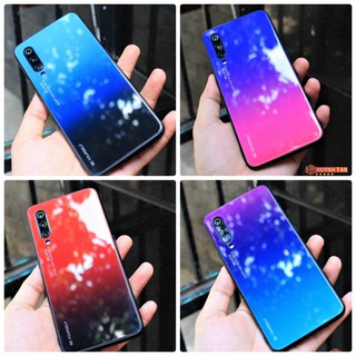 Ốp lung Xiaomi Mi 8 gương kính cường lực Cầu Vồng