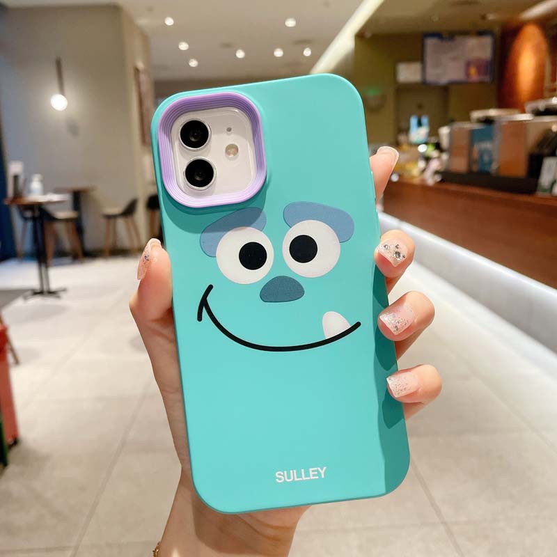 Ốp Điện Thoại Silicon TPU Mềm Chống Sốc In Hình Quái Vật Cho iPhone 14 13 12 11 Pro Promax 6 6S 7 8 Plus X XR XSMax SE