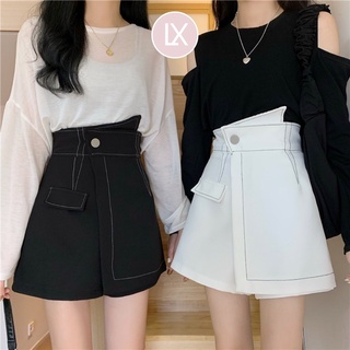 Váy nữ cạp chéo viền chỉ nổi trẻ trung năng động LX553