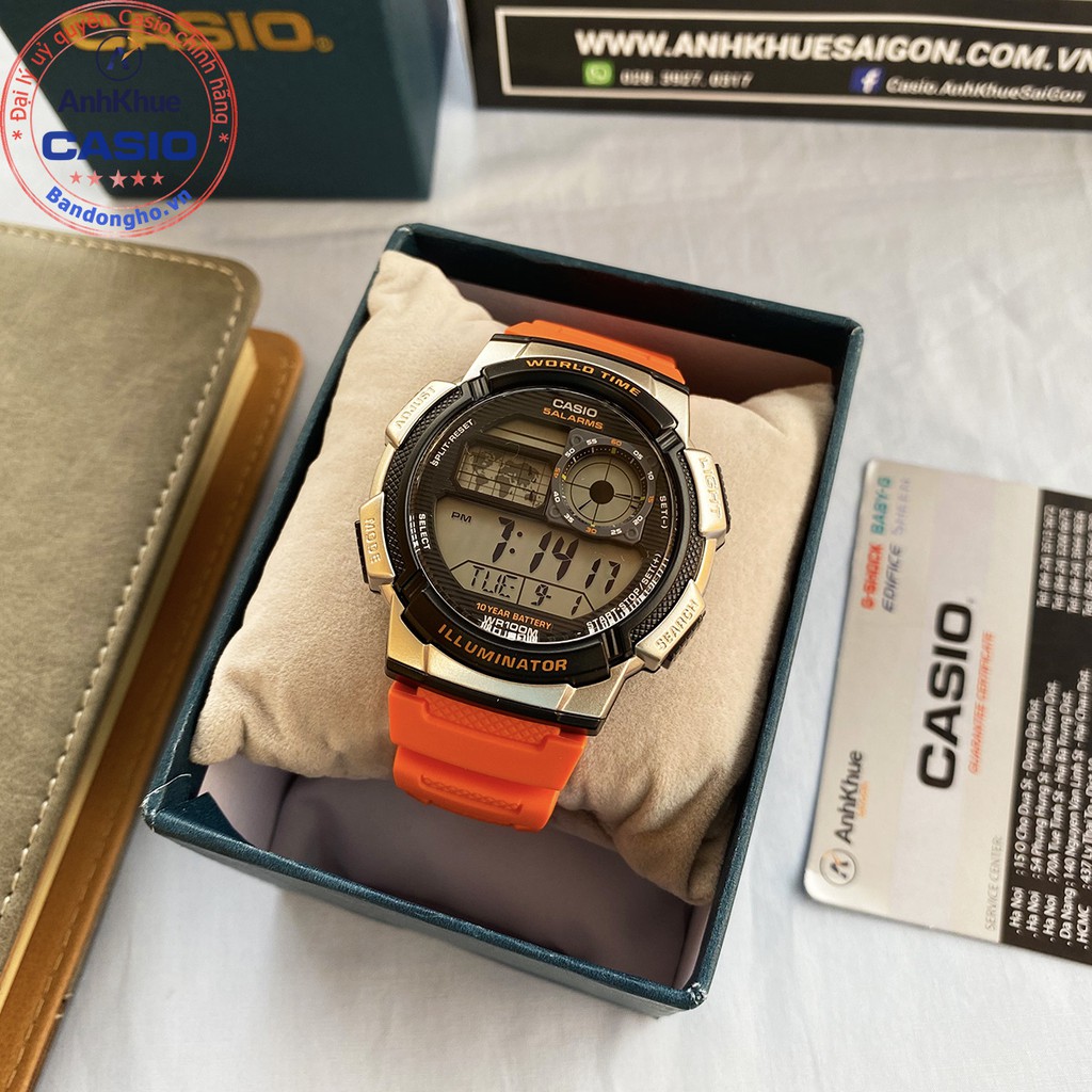 Đồng hồ nam Casio AE-1000W-4B ⌚𝐂𝐀𝐒𝐈𝐎❤️ Đồng hồ Casio AE-1000W-4BVDF chính hãng Anh Khuê AE-1000