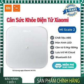 Cân Sức Khỏe Điện Tử Thông Minh Xiaomi Millet Body Fat Scales 2 & Cân Xiaomi Scale - Hàng Chính Hãng [Bảo Hành 2 Năm]