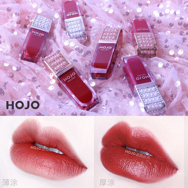 Son kem Hojo Velvet Matte Textur Light And Thin Silk Smooth, son lì mịn | BigBuy360 - bigbuy360.vn