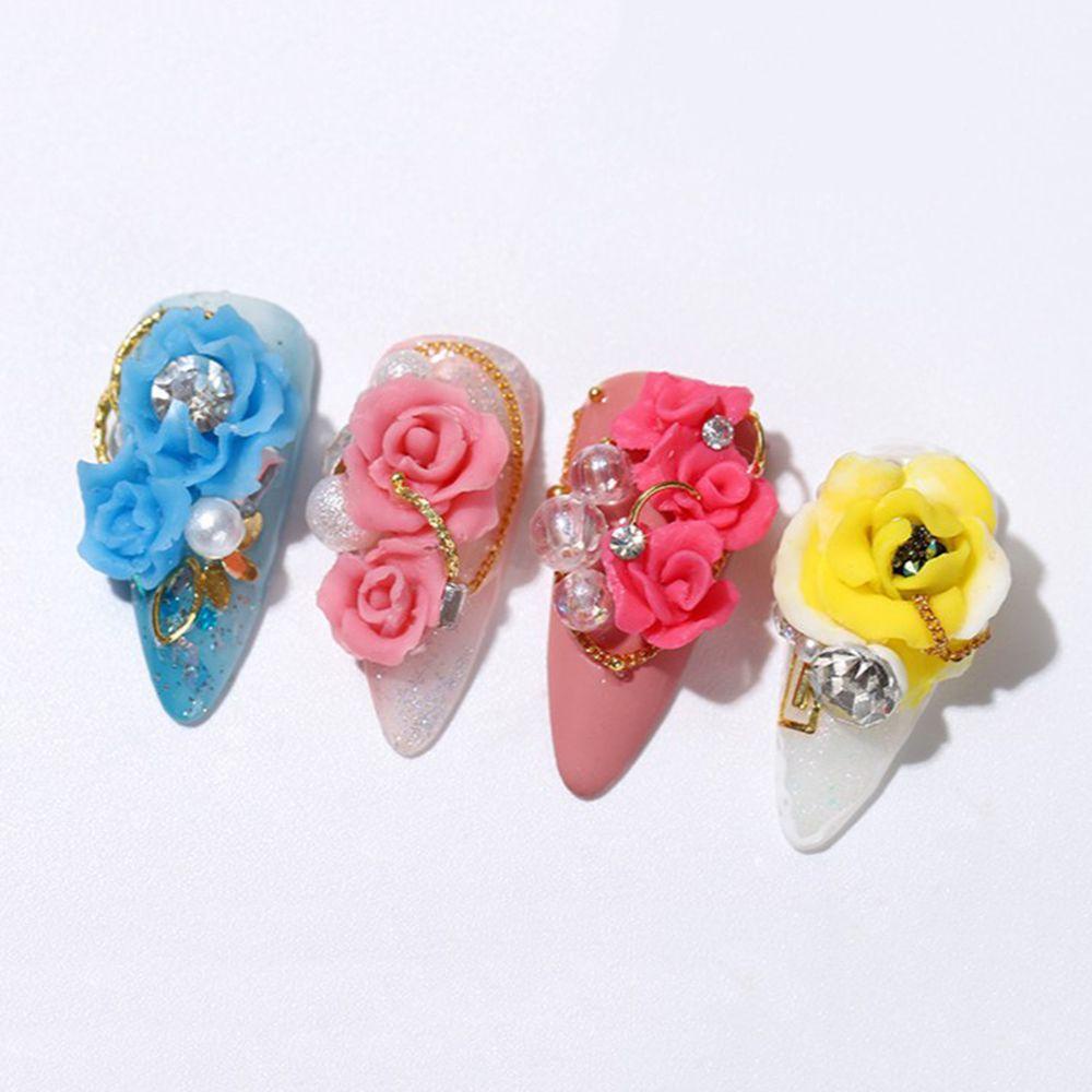 JUNE Gel Chạm Khắc Hoa Văn Trang Trí Móng Tay