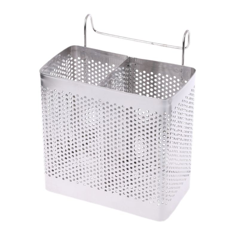 Rổ đựng đũa muỗng bằng thép không gỉ tiện lợi