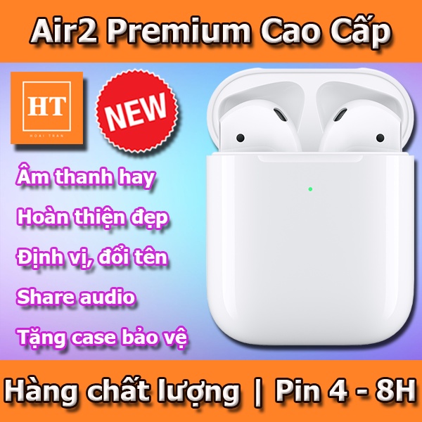 Siêu Phẩm Tai Nghe Bluetooth TWS Air 2 Premium - Check Setting - Đổi Tên - Định Vị