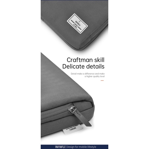 Túi Wiwu Ora Laptop Sleeve Dành Cho Macbook, Máy Tính Bảng Chống Thấm Nước, Tránh Va Đập - Hàng Chính Hãng