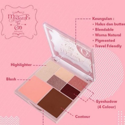 (hàng Mới Về) Bộ Mỹ Phẩm Trang Điểm Madame Gie Madame | BigBuy360 - bigbuy360.vn