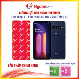 Cường lực dẻo nano cho điện thoại lg v60 thinq 5g uw / v60 thinq 5g - ngoan store