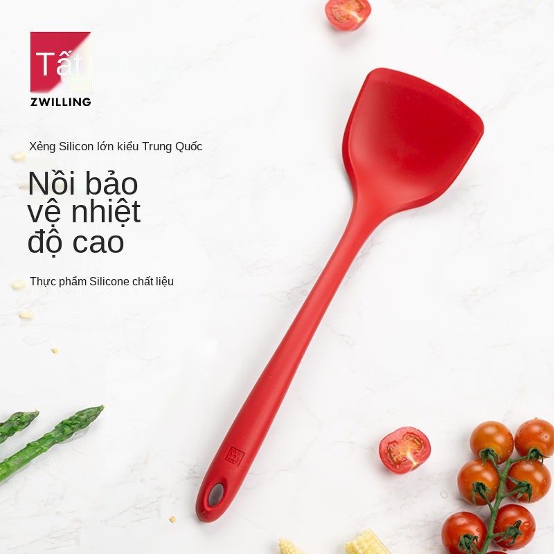 Zwilling Đức Dao trộn silicone chịu nhiệt độ cao Dụng cụ nấu ăn spatula kết hợp thìa đối tác chống dính