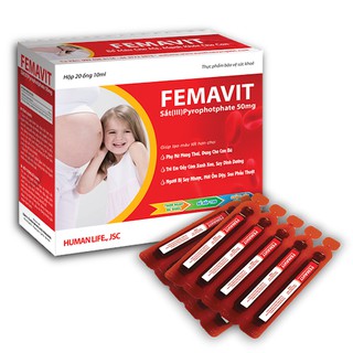 Ống uống bổ máu FEMAVIT GOLD