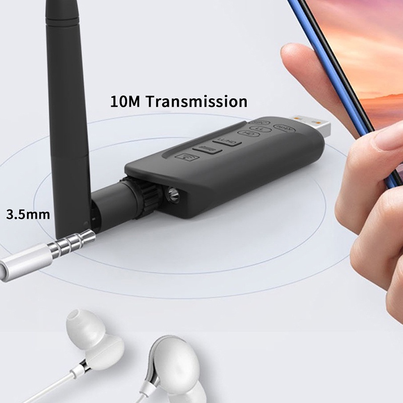 Usb bluetooth 5.3 Chuyển Đổi Âm Thanh aux 3.5 rac aptx hd