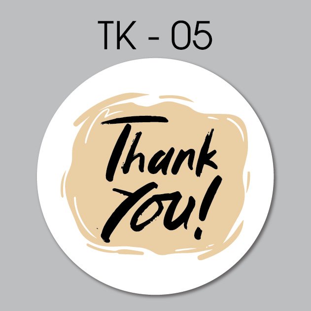Tem thank you sticker siêu xinh