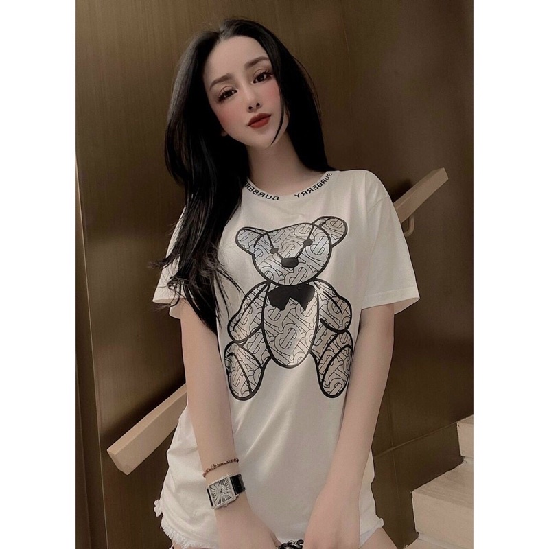 Áo Thun Nữ Form Rộng , Áo Phông Unisex Freesize 40kg_70kg Chất Cotton Không Xù về hàng siêu chất Siêu Đẹp