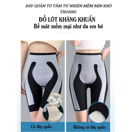 Quần legging ozon nano thông hơi lưng cao không đường may định hình cơ thể dành cho nữ, giảm eo tạo dáng