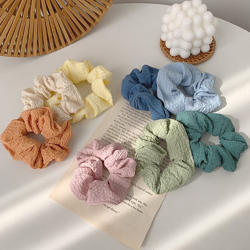 Dây Buộc Tóc Co Dãn Kiểu Dáng Vintage Thời Trang Cho Nữ Hair Scrunchies