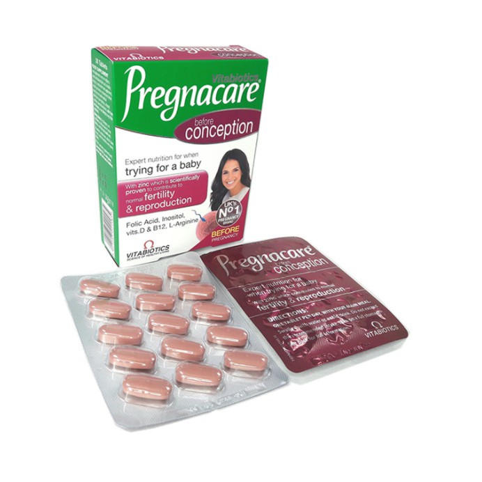 Bổ sung Vitamin trước khi mang thai Vitabiotics Pregnacare