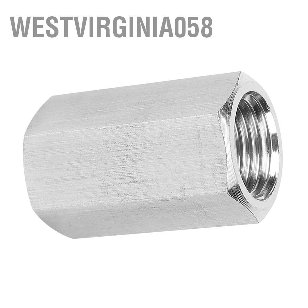 Hàng Hot Thép không gỉ BSPP Sợi nữ Sợi dây nối Hex Nut Rod Adapter Phù hợp cho kết nối đường ống nước Hàng giao ngayWestvirginia058