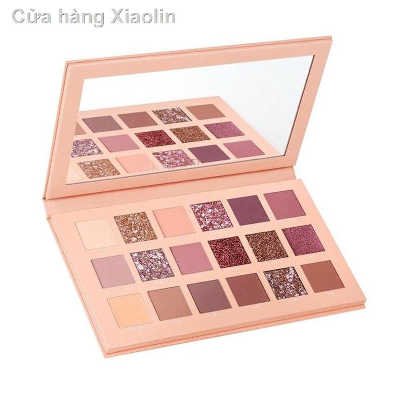 INS siêu cháy 18 màu sa mạc hoàng hôn rose gold bead eye shadow table matte lêlecent eyeshadow light red book vibrato cùng đoạn【Nhanh chóng giao hàng】