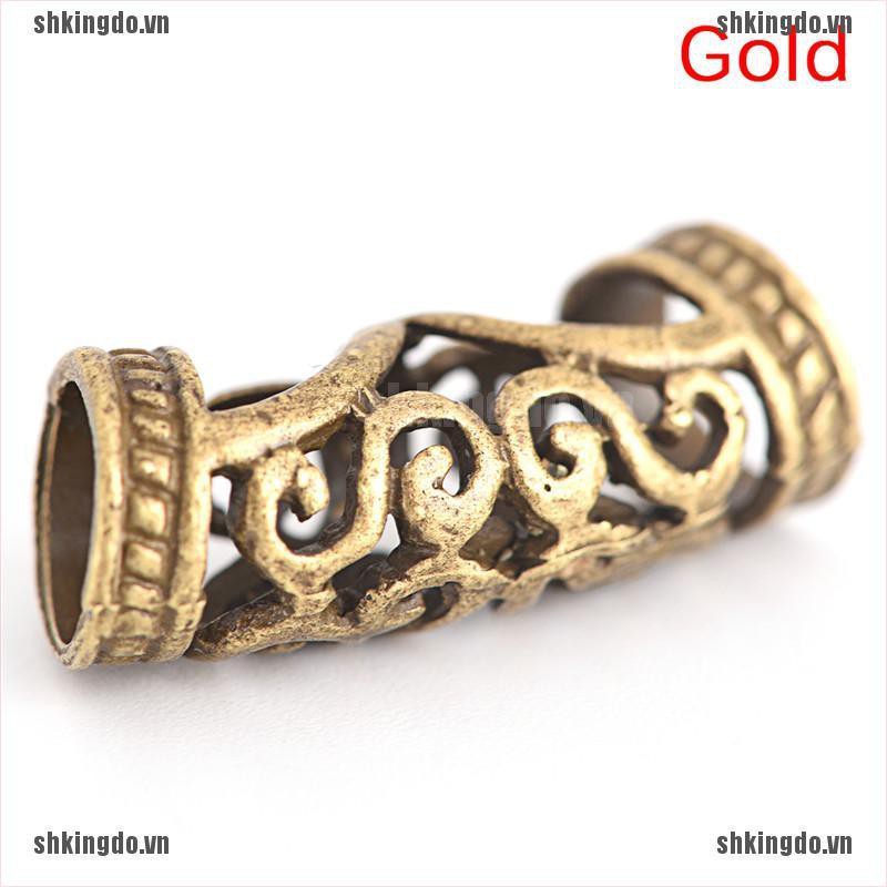 Set 10 vòng kim loại bện tóc thời trang