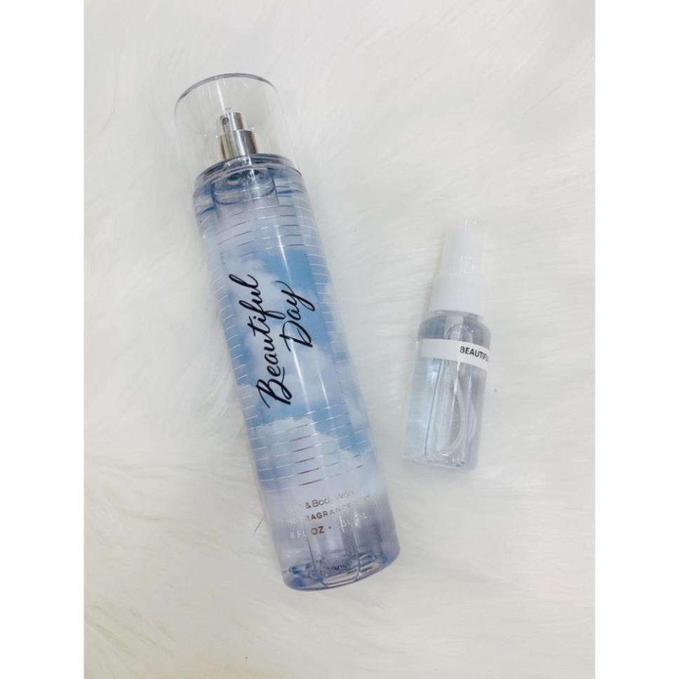 [ 33ml]XỊT THƠM BEAUTIFUL DAY BATH AND BODY WORKS