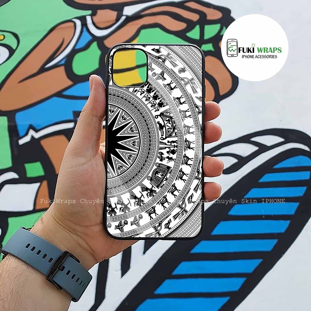 Ốp Lưng Kính Cường Lực / Case Trống Đồng Chống Vỡ Dành Cho 13ProMax 12ProMax 11ProMax X XSMAX Fukishop