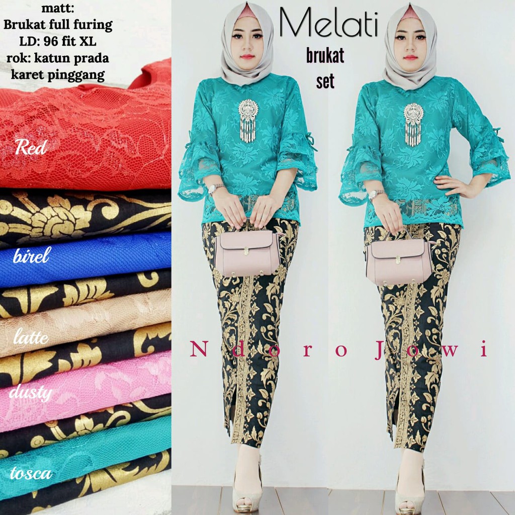 Bộ Đồ Thời Trang Cho Cặp Đôi Sarimbit Batik Kebaya
