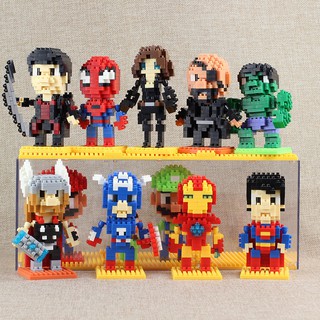 Đồ chơi Lắp ráp Siêu Anh Hùng Marvel and DC Justice SuperHero Nanoblock