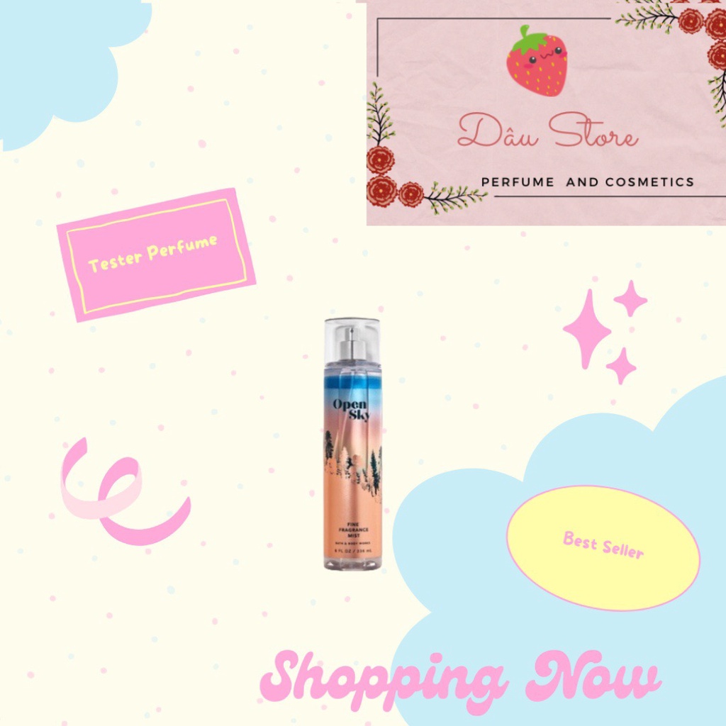 Xịt Thơm Bath & Body Works Open Sky