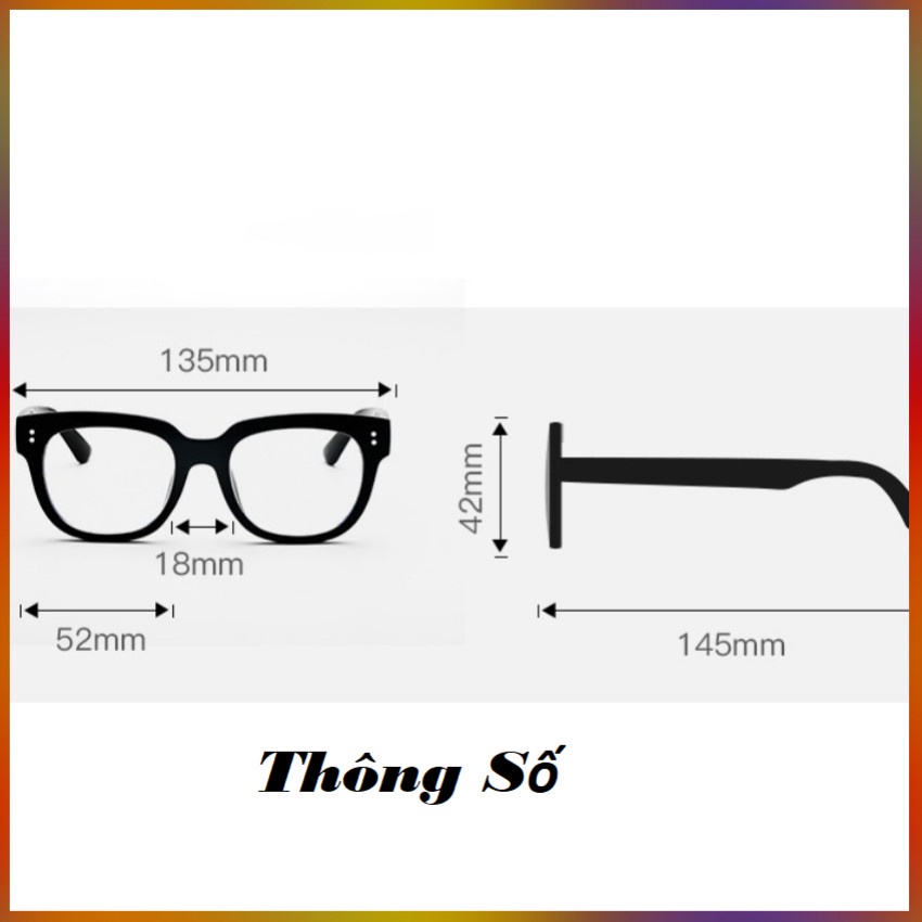 Kính thời trang giả cận phong cách Hàn Quốc dành cho nam và nữ