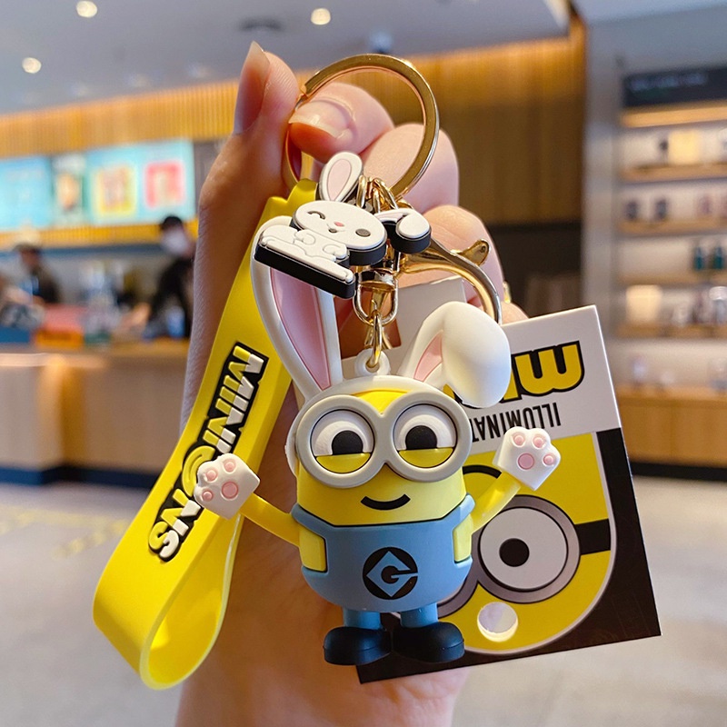 Móc Khóa Hình Minions Dễ Thương Sáng Tạo Phù Hợp Làm Quà Cho Bé Trai Và Bé Gái