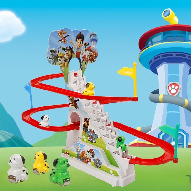 Đồ chơi Lợn peppa leo thang và vịt leo thang cho bé