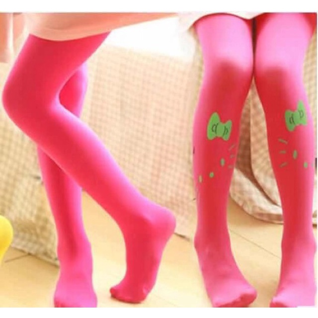 Quần Tất Cotton Mỏng Co Giãn Dành Cho Bé Gái