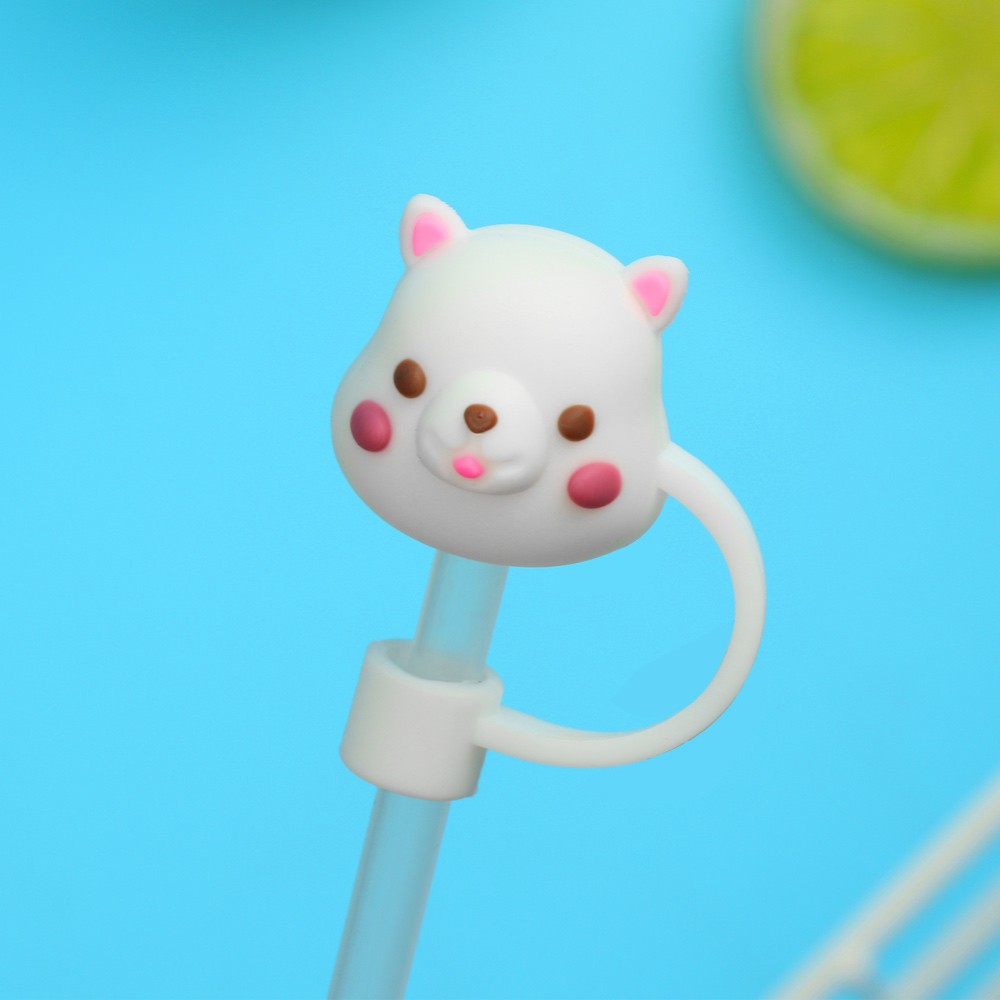 Nắp Đậy Ống Hút Silicon Kiểu Dáng Hoạt Hình Dễ Thương | BigBuy360 - bigbuy360.vn
