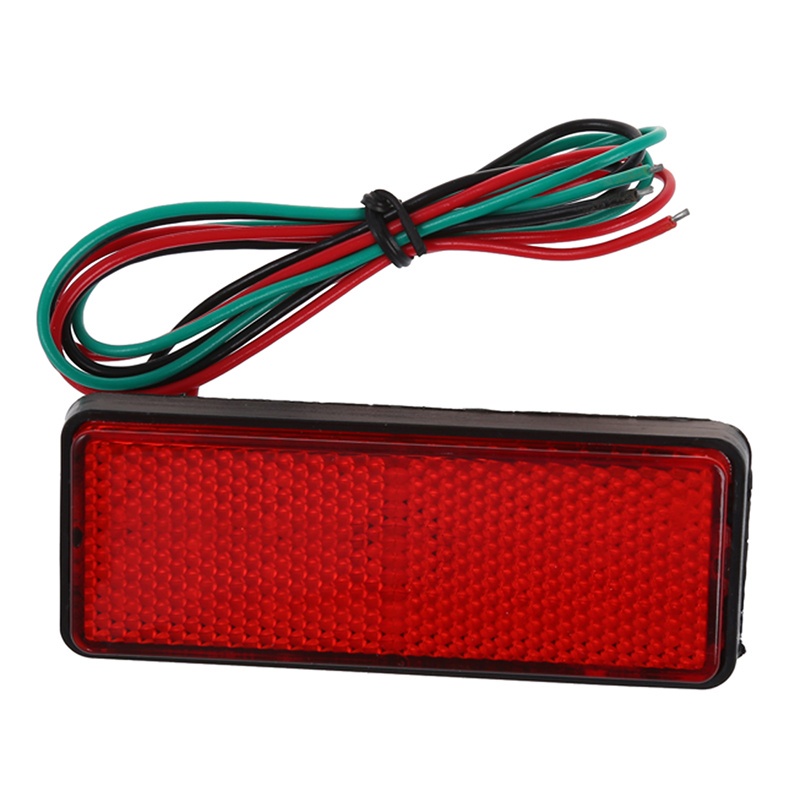 2x LED Red Reflector Tail Brake Stop Marker Light Truck Trailer ATV RV Motor SUV