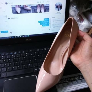Cao got Calla  đế đỏ màu nude 9p