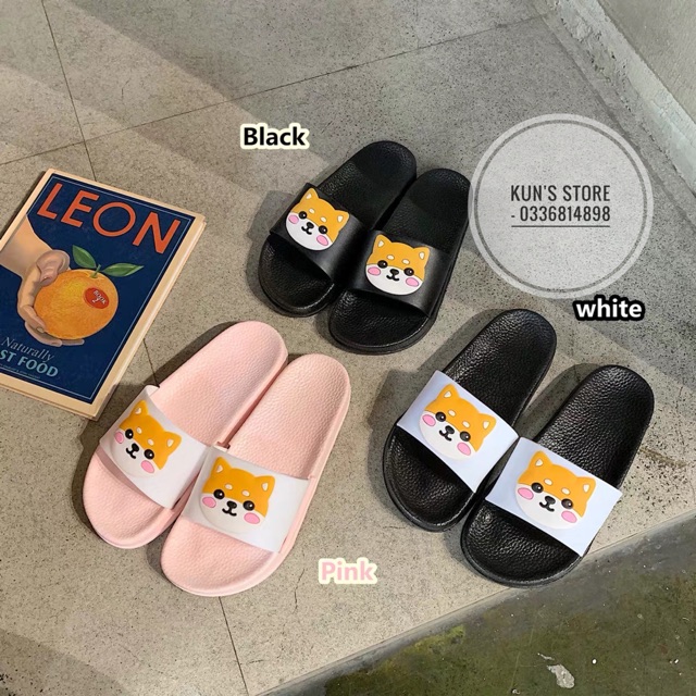 Dép cao su dẻo hình Corgi