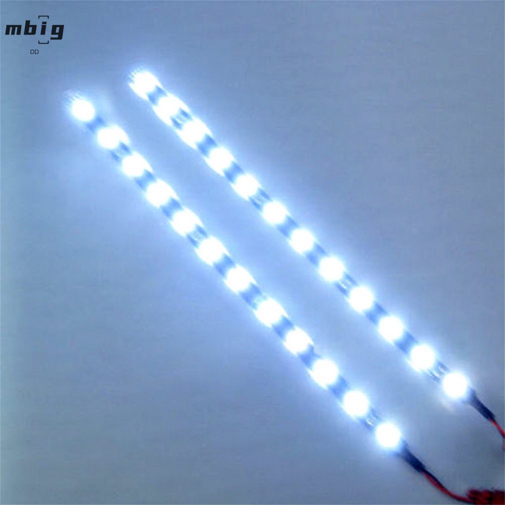 Dải đèn LED 15 bóng 30cm 12V chống thấm nước linh hoạt tiện dụng cho xe hơi/ xe máy | BigBuy360 - bigbuy360.vn