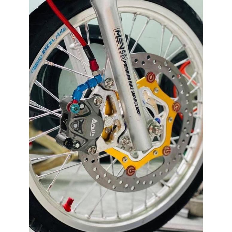 Dĩa Over size Đĩa Thắng Brembo Over size 265 lòng 4 lỗ khoen nhôm lắp mọi loại xe hàng đẹp chuẩn có bảo hành