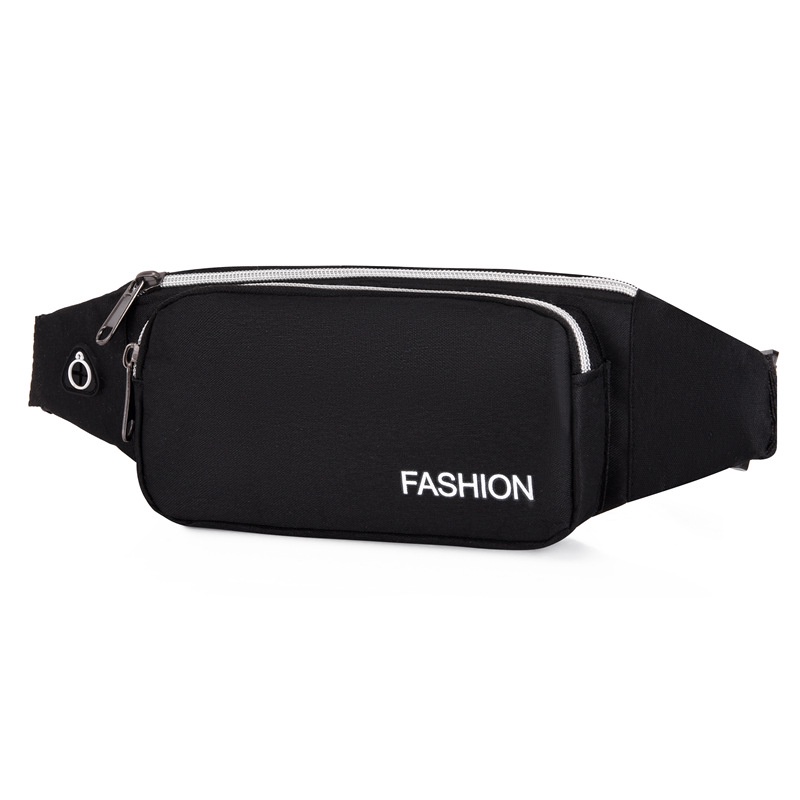 Túi bao tử, túi đeo chéo nam nữ vải bố FASHION size 30cm TUI-01