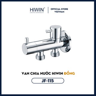 Van góc chia nước chất liệu đồng mặt gương Hiwin JF-115